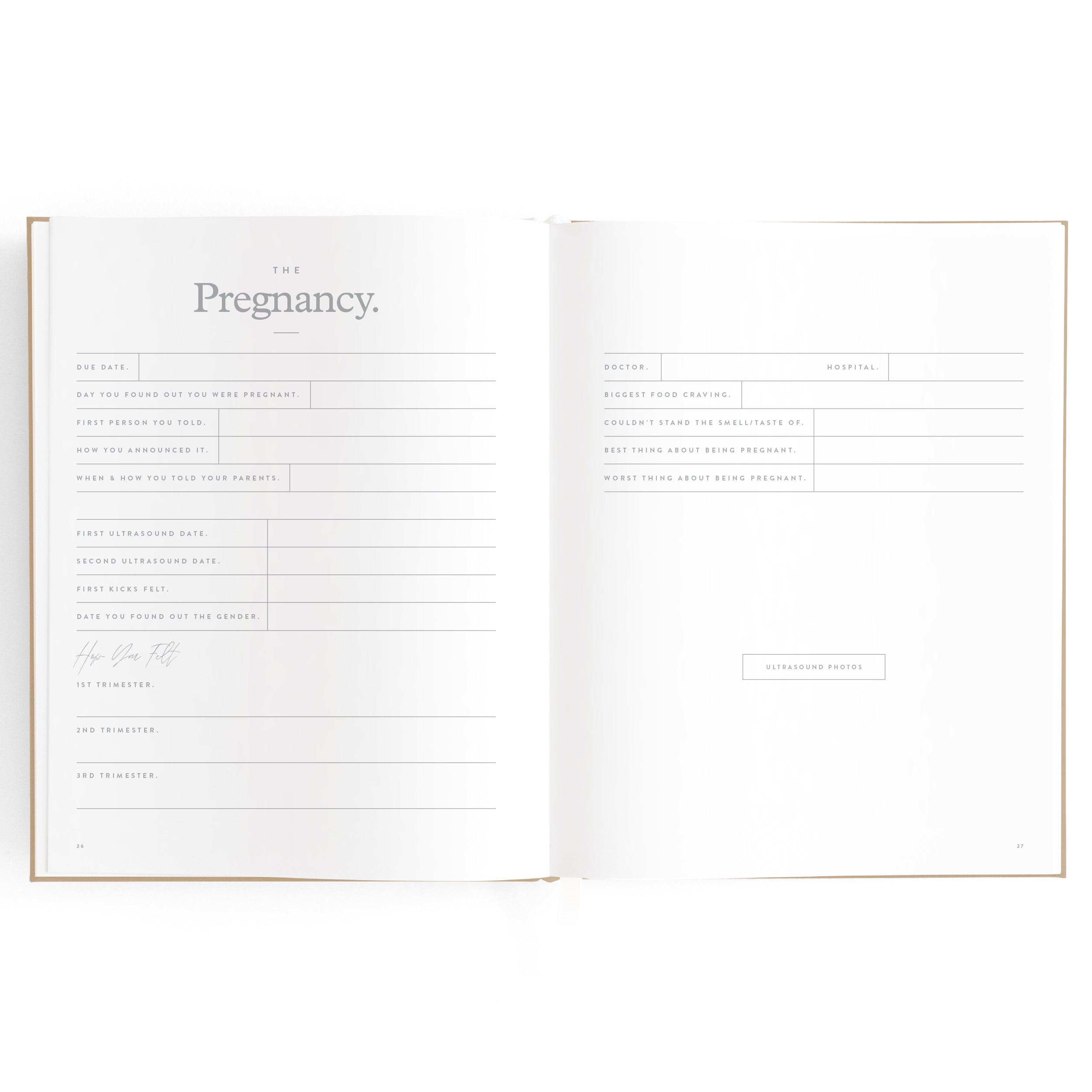 Fox & Fallow Baby Book - Biscuit