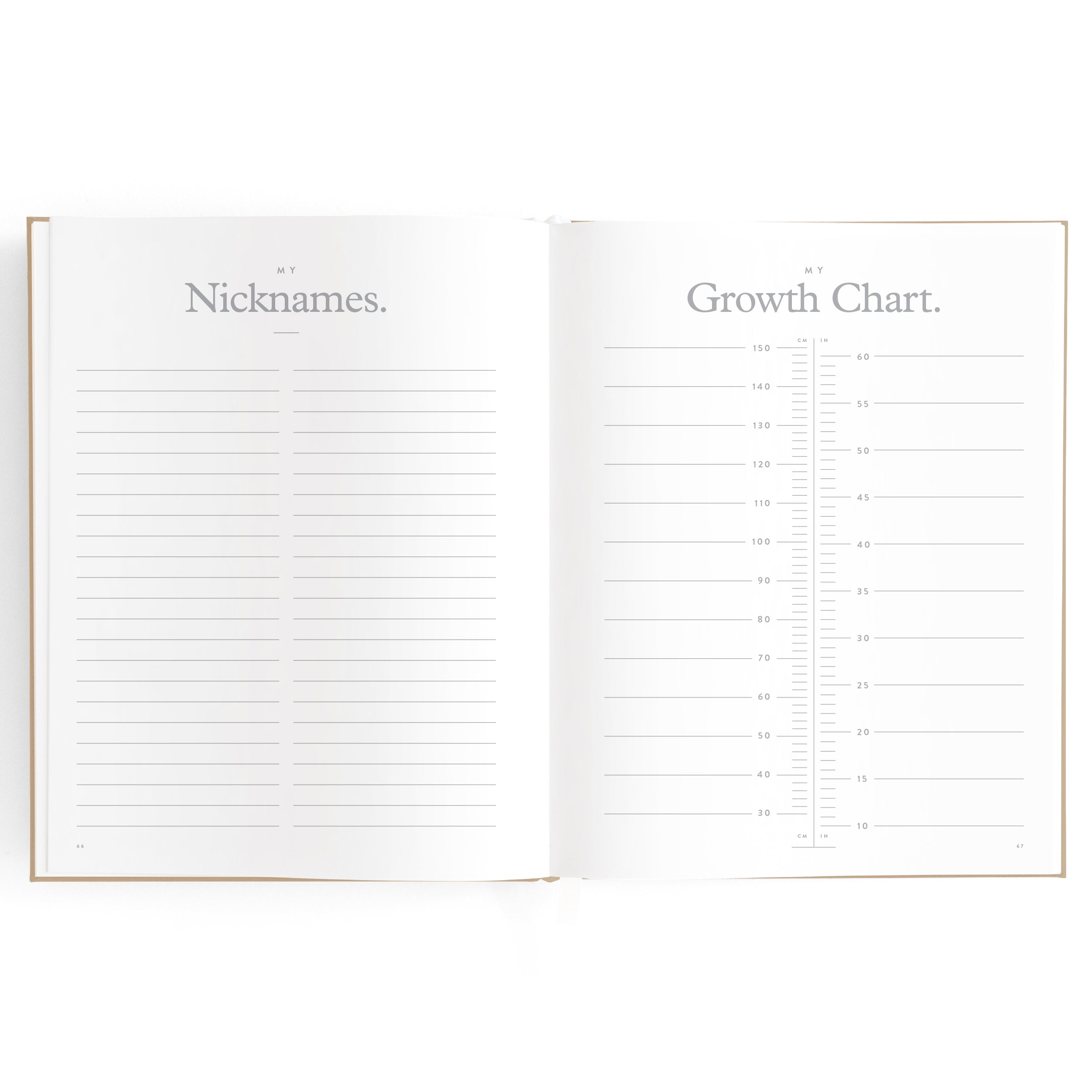 Fox & Fallow Baby Book - Biscuit
