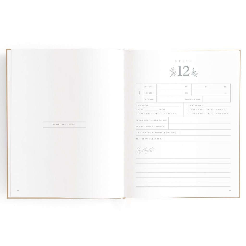 Fox & Fallow Baby Book - Biscuit
