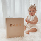 Baby Book - Biscuit (Boxed)