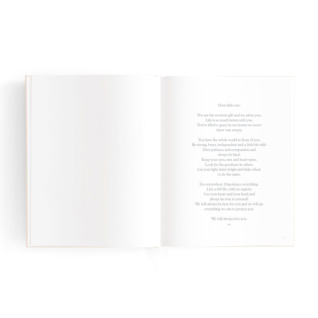 Fox & Fallow Mini Baby Book - Oatmeal