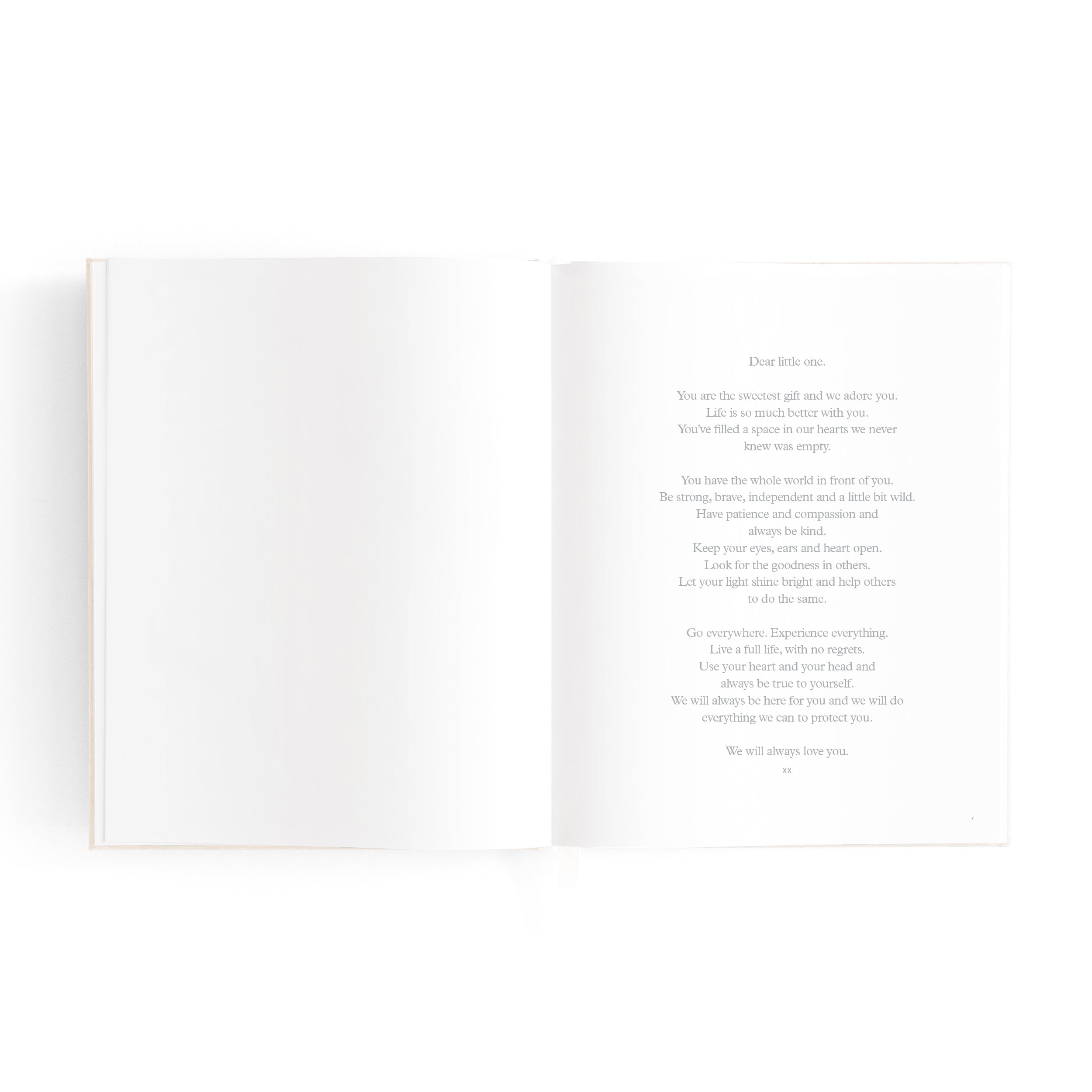 Fox & Fallow Mini Baby Book - Oatmeal