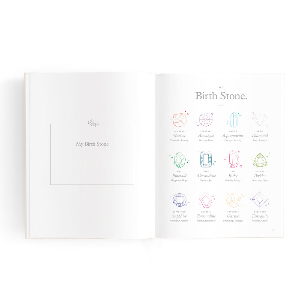 Fox & Fallow Mini Baby Book - Oatmeal
