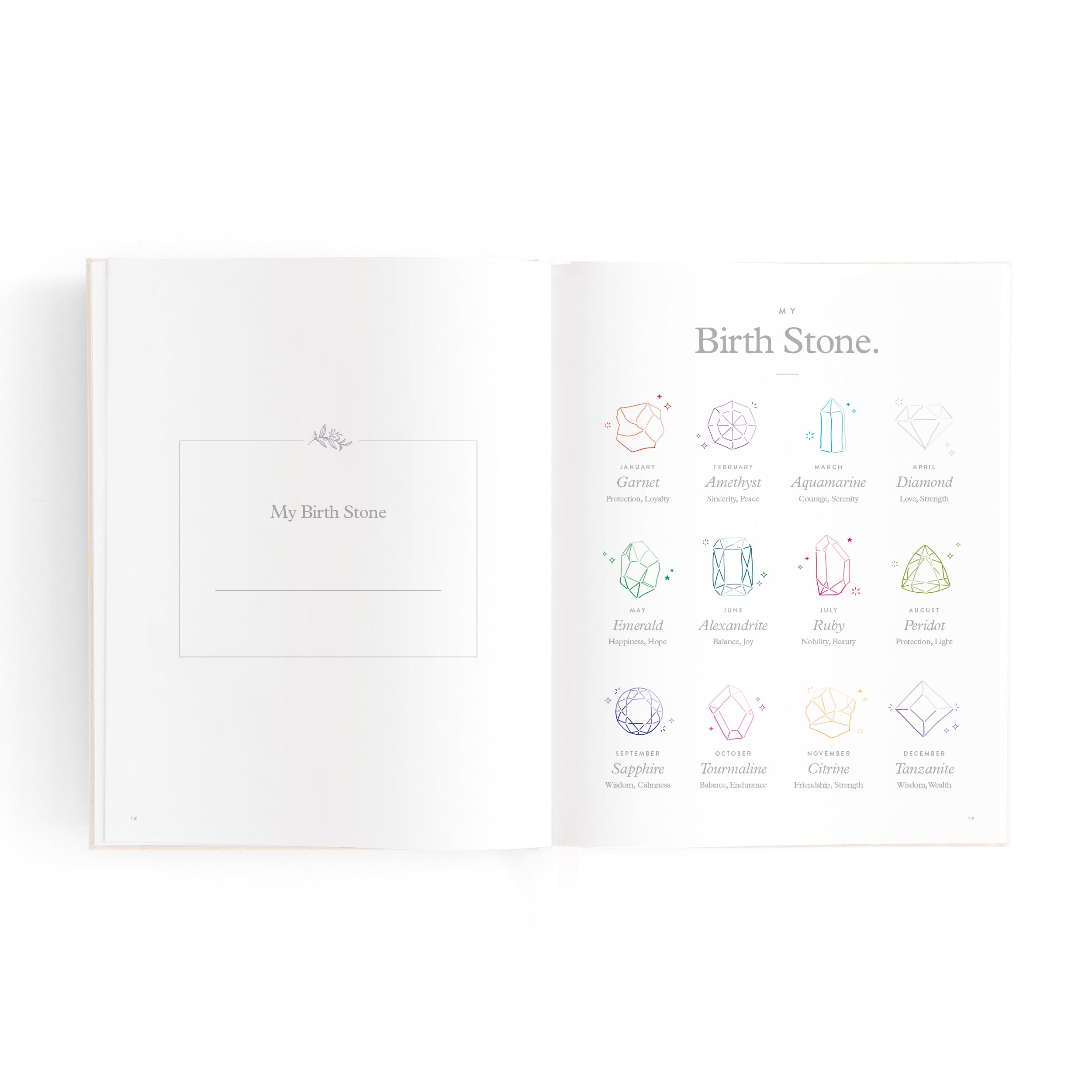 Fox & Fallow Mini Baby Book - Oatmeal