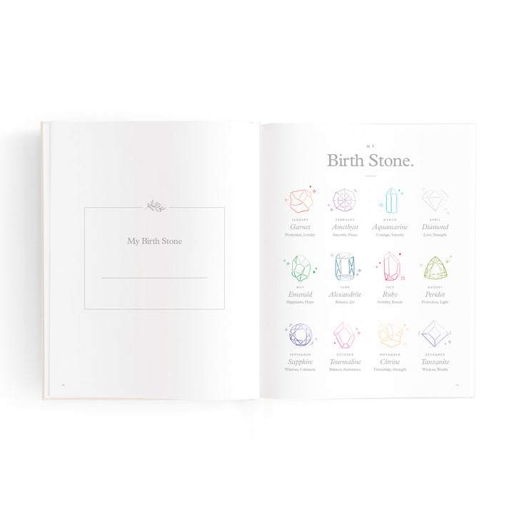 Fox & Fallow Mini Baby Book - Oatmeal