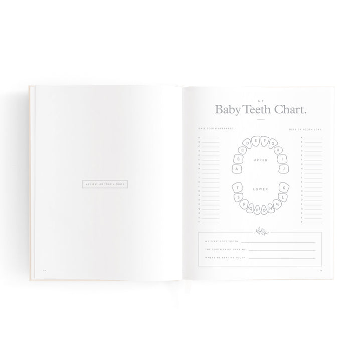 Fox & Fallow Mini Baby Book - Oatmeal
