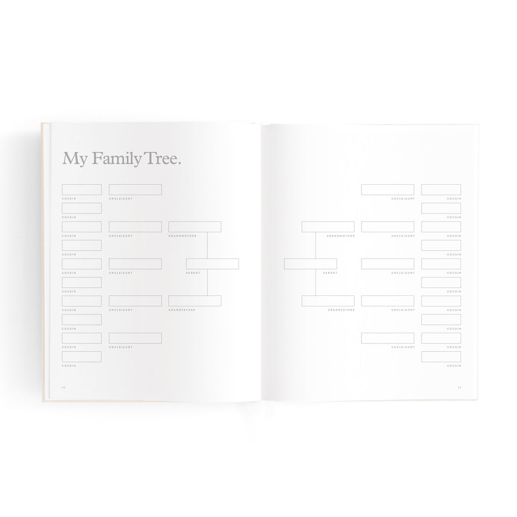 Fox & Fallow Mini Baby Book - Oatmeal