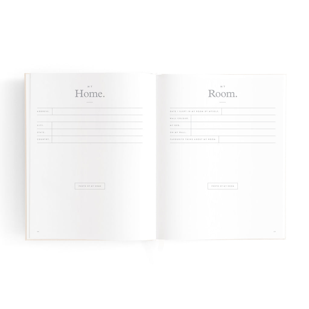 Fox & Fallow Mini Baby Book - Oatmeal
