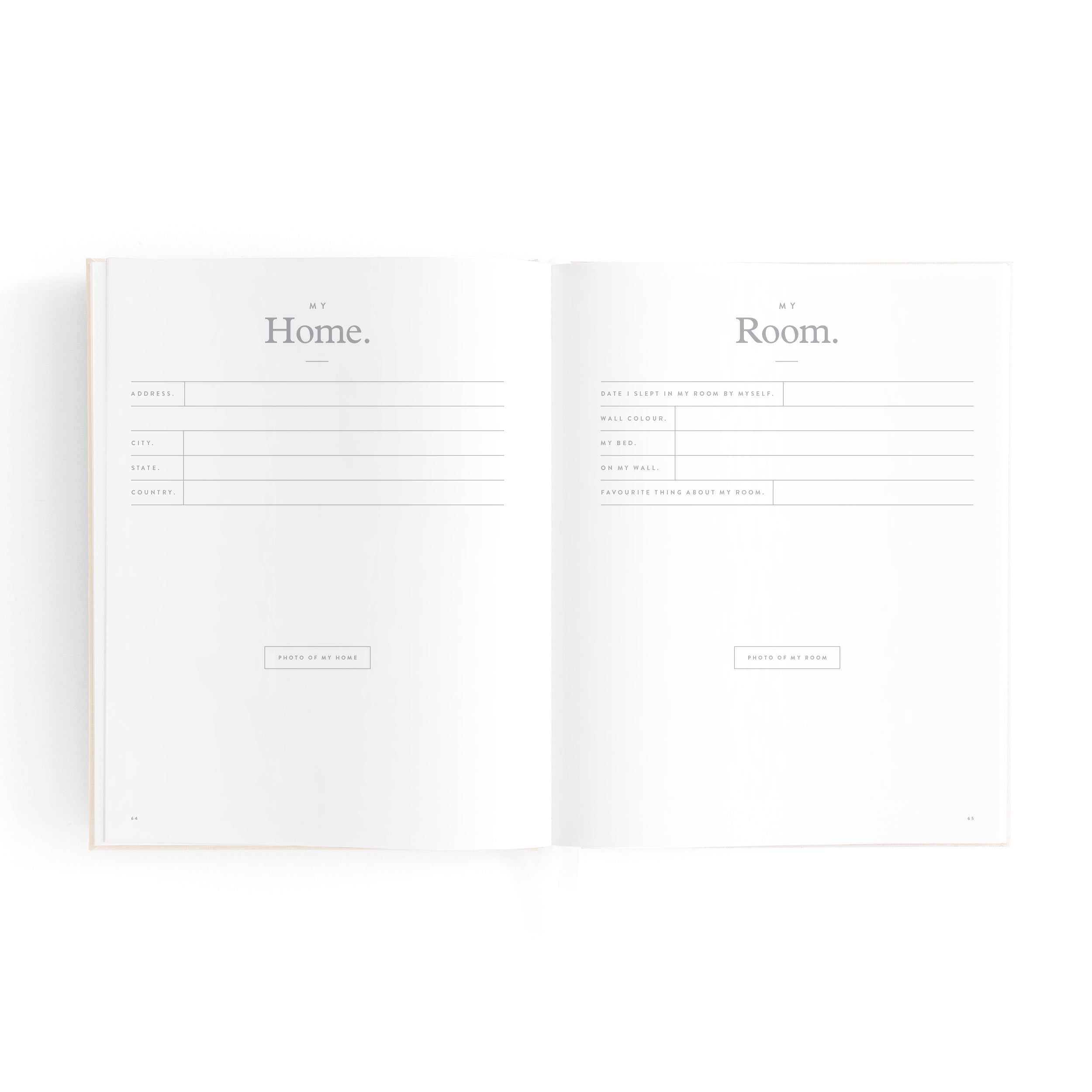 Fox & Fallow Mini Baby Book - Oatmeal