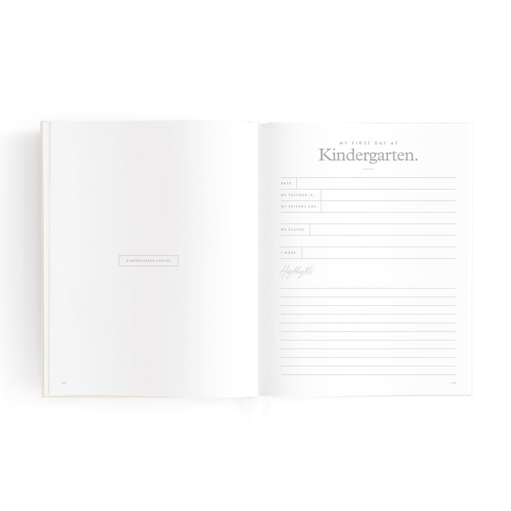 Fox & Fallow Mini Baby Book - Oatmeal
