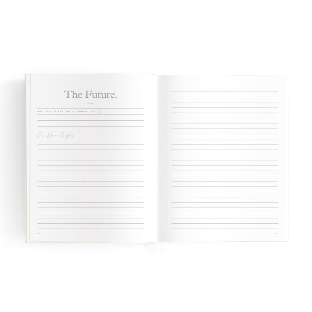 Fox & Fallow Mini Baby Book - Oatmeal
