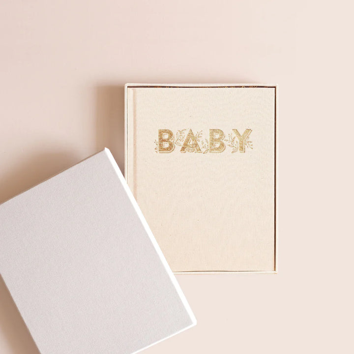 Fox & Fallow Mini Baby Book Oatmeal Boxed