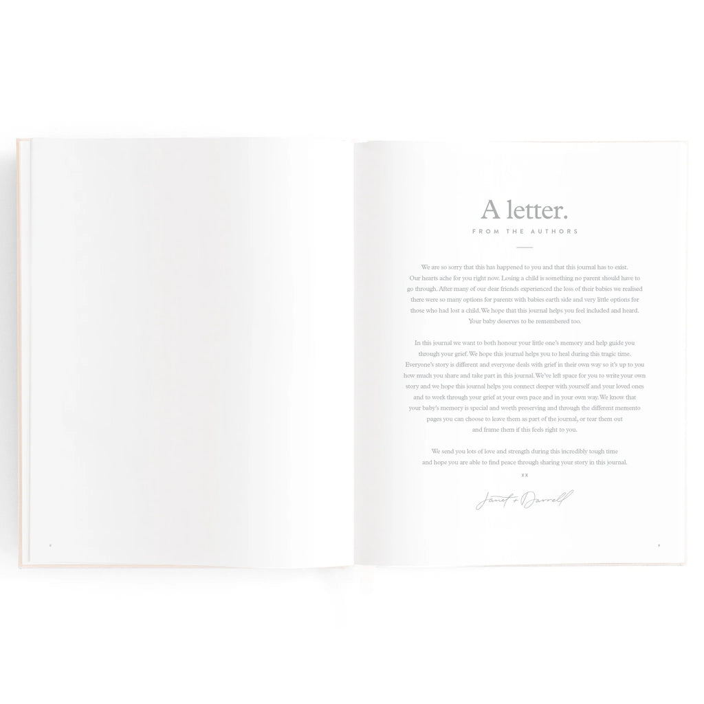Forever In Our Hearts Stillbirth Journal