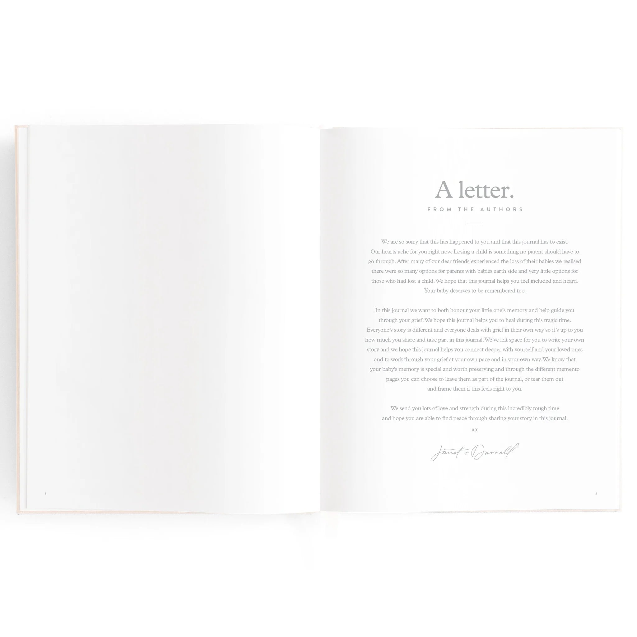 Forever In Our Hearts Stillbirth Journal
