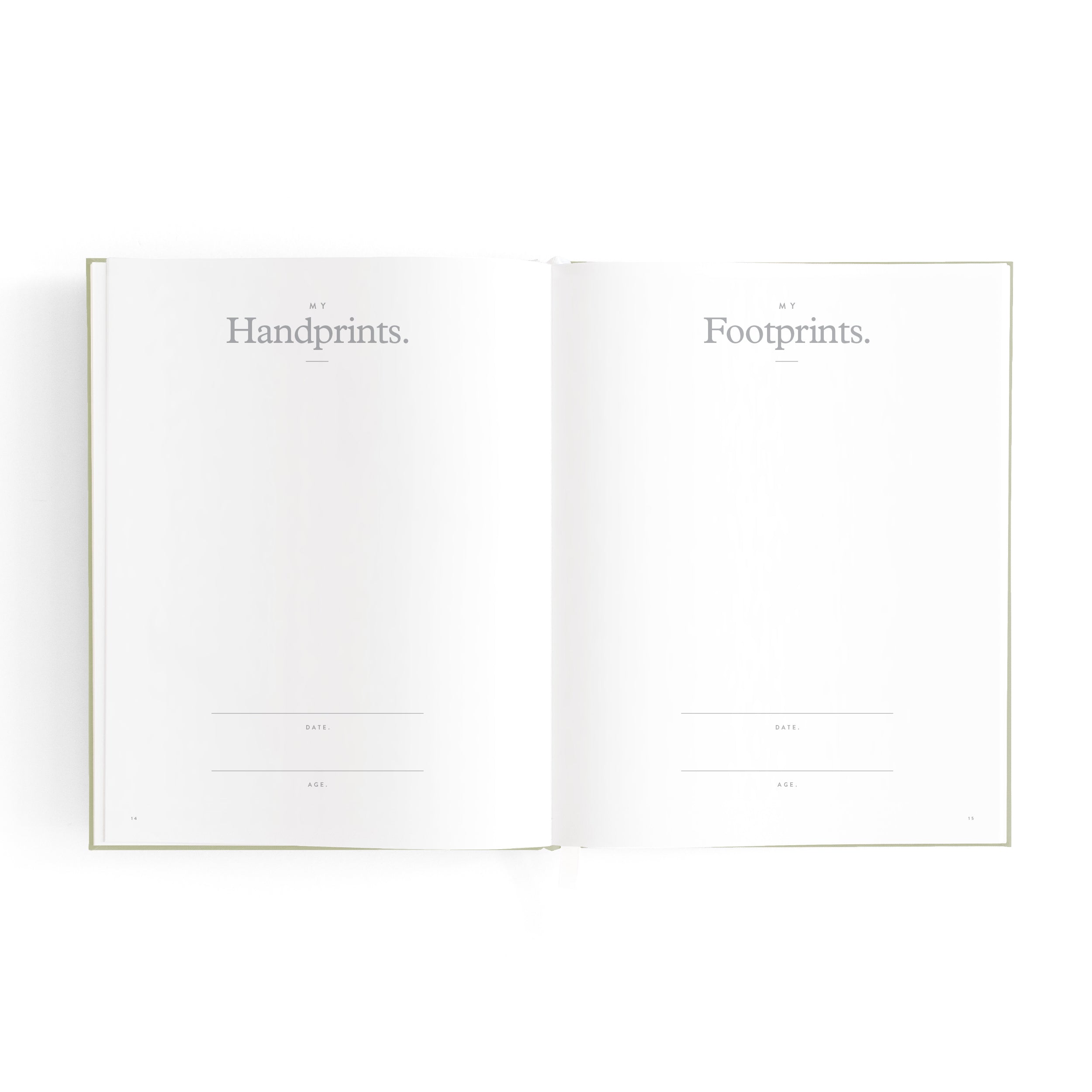 Fox & Fallow Mini Baby Book - Sage
