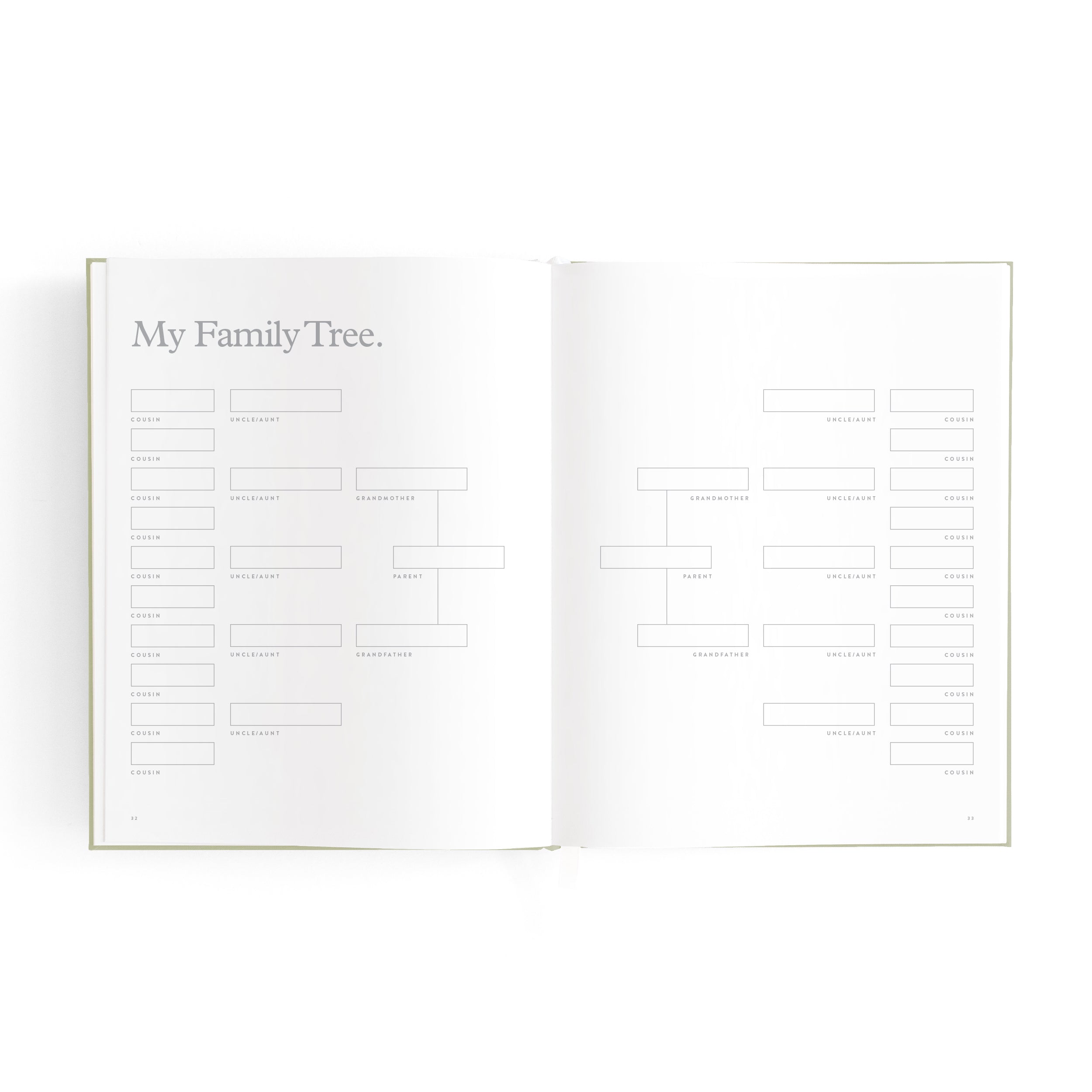 Fox & Fallow Mini Baby Book - Sage