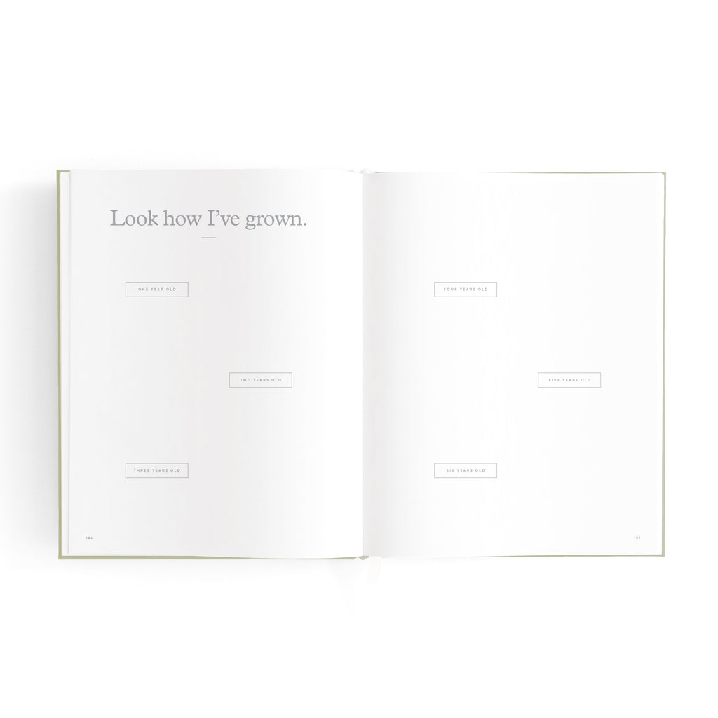 Fox & Fallow Mini Baby Book - Sage