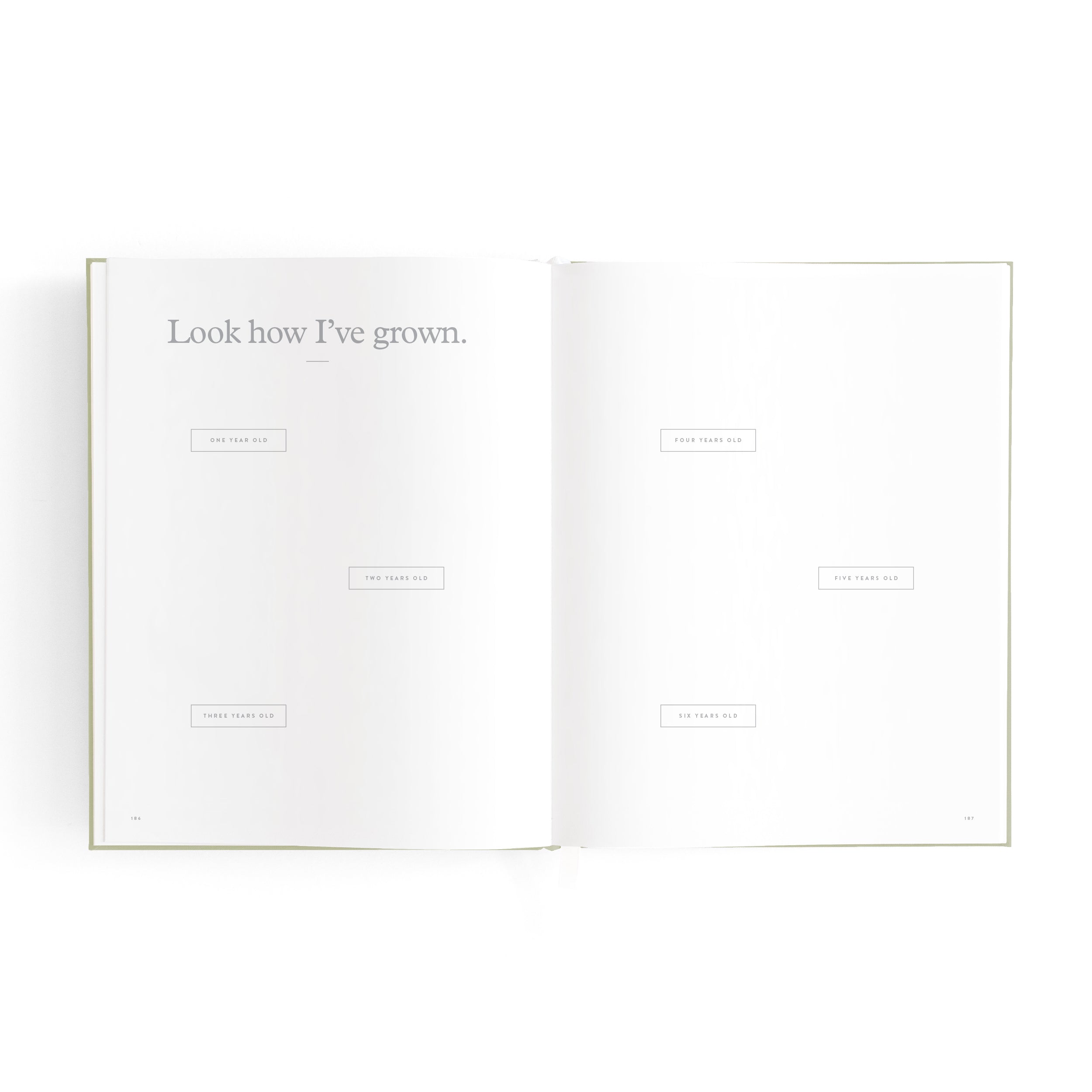 Fox & Fallow Mini Baby Book - Sage