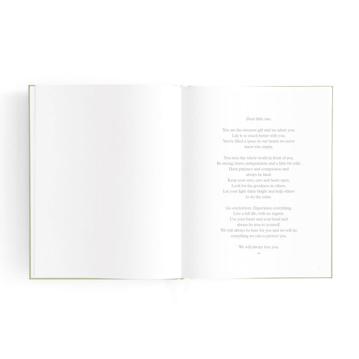 Fox & Fallow Mini Baby Book - Sage