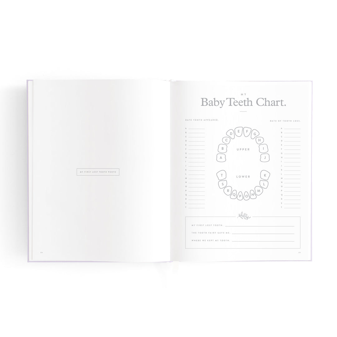 Fox & Fallow Mini Baby Book - Lilac