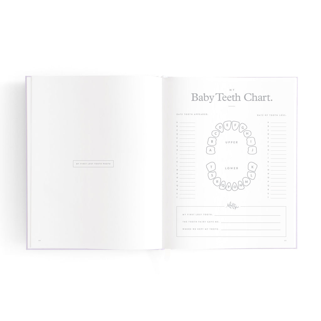 Fox & Fallow Mini Baby Book - Lilac