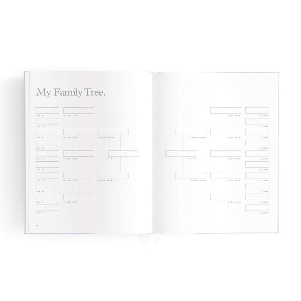 Fox & Fallow Mini Baby Book - Lilac