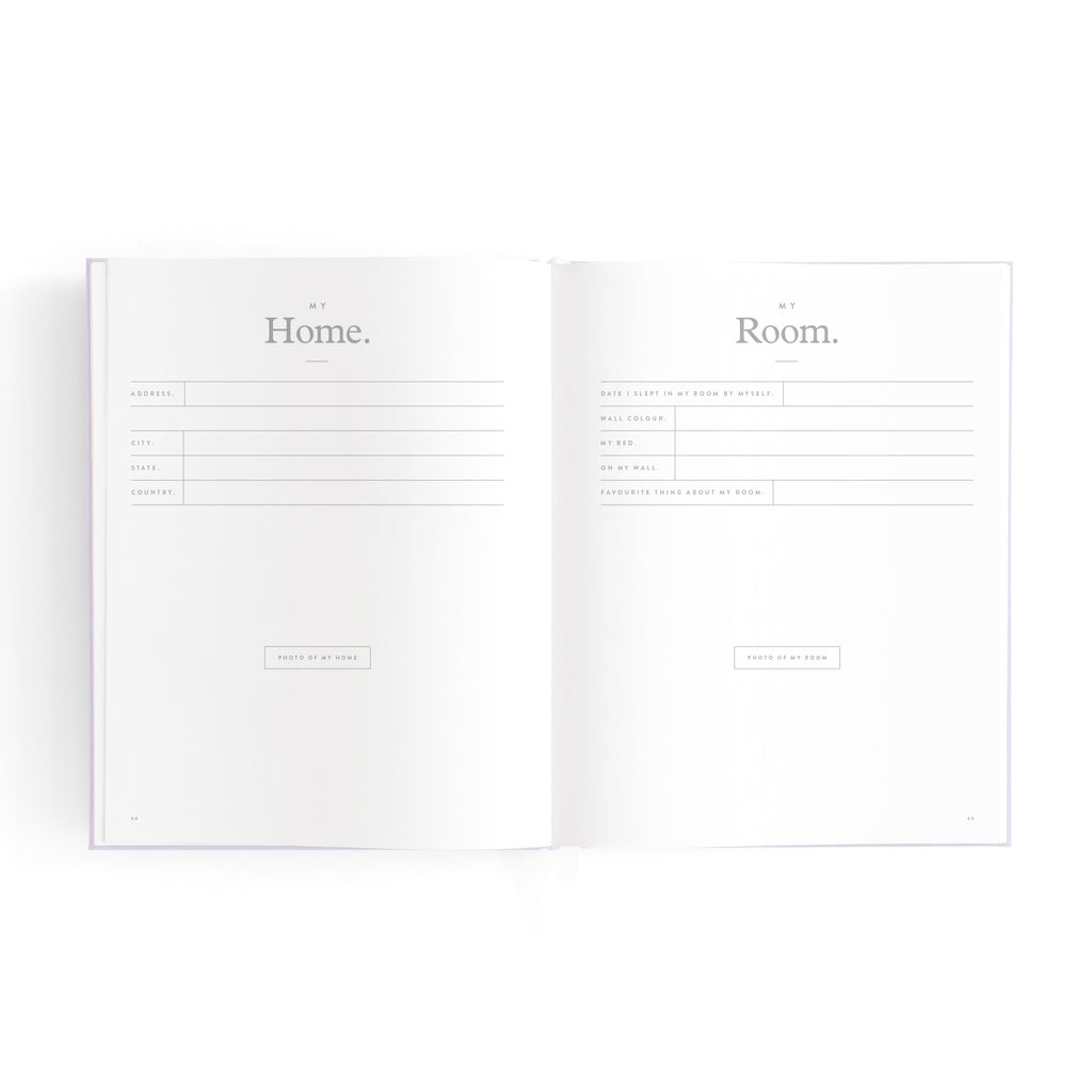 Fox & Fallow Mini Baby Book - Lilac