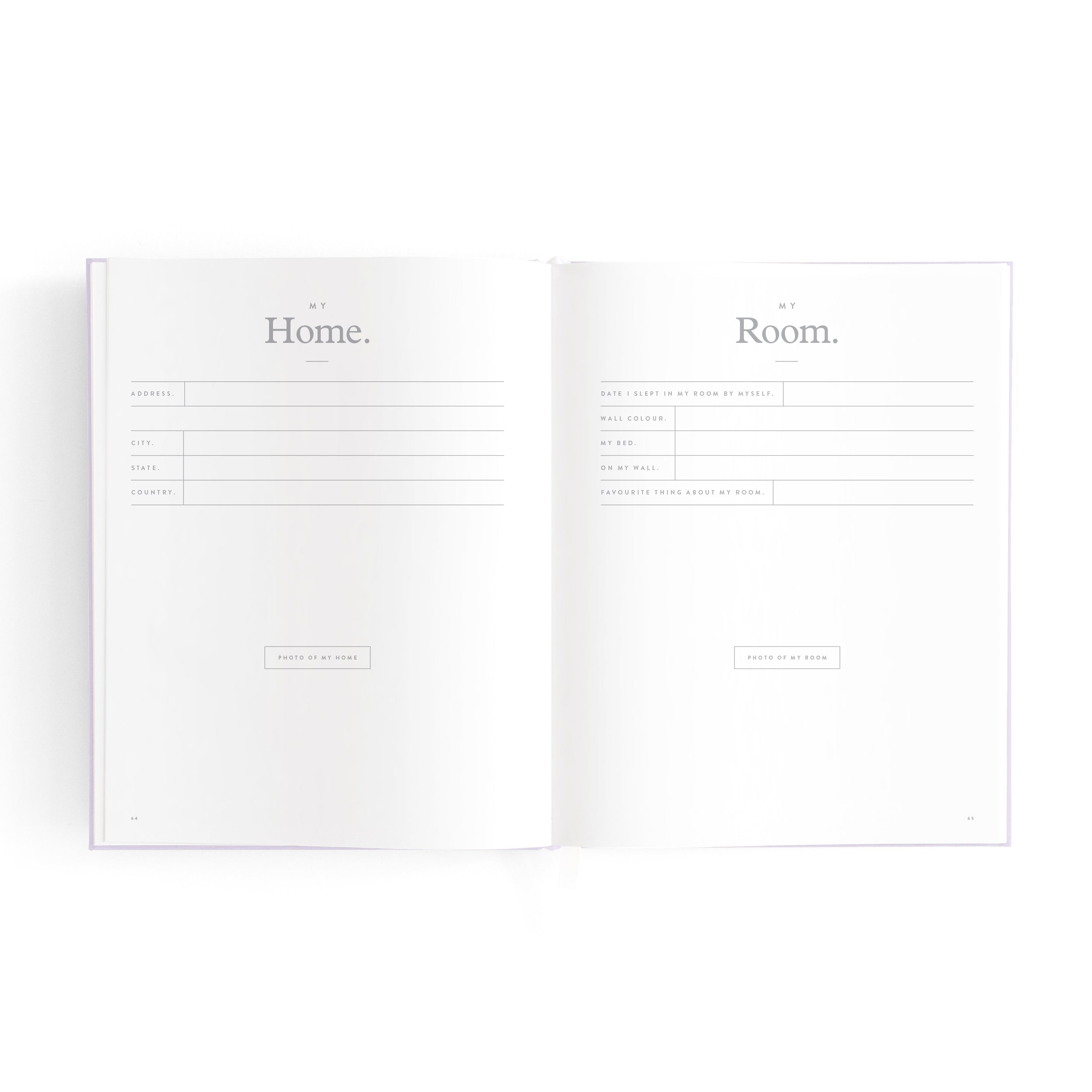 Fox & Fallow Mini Baby Book - Lilac