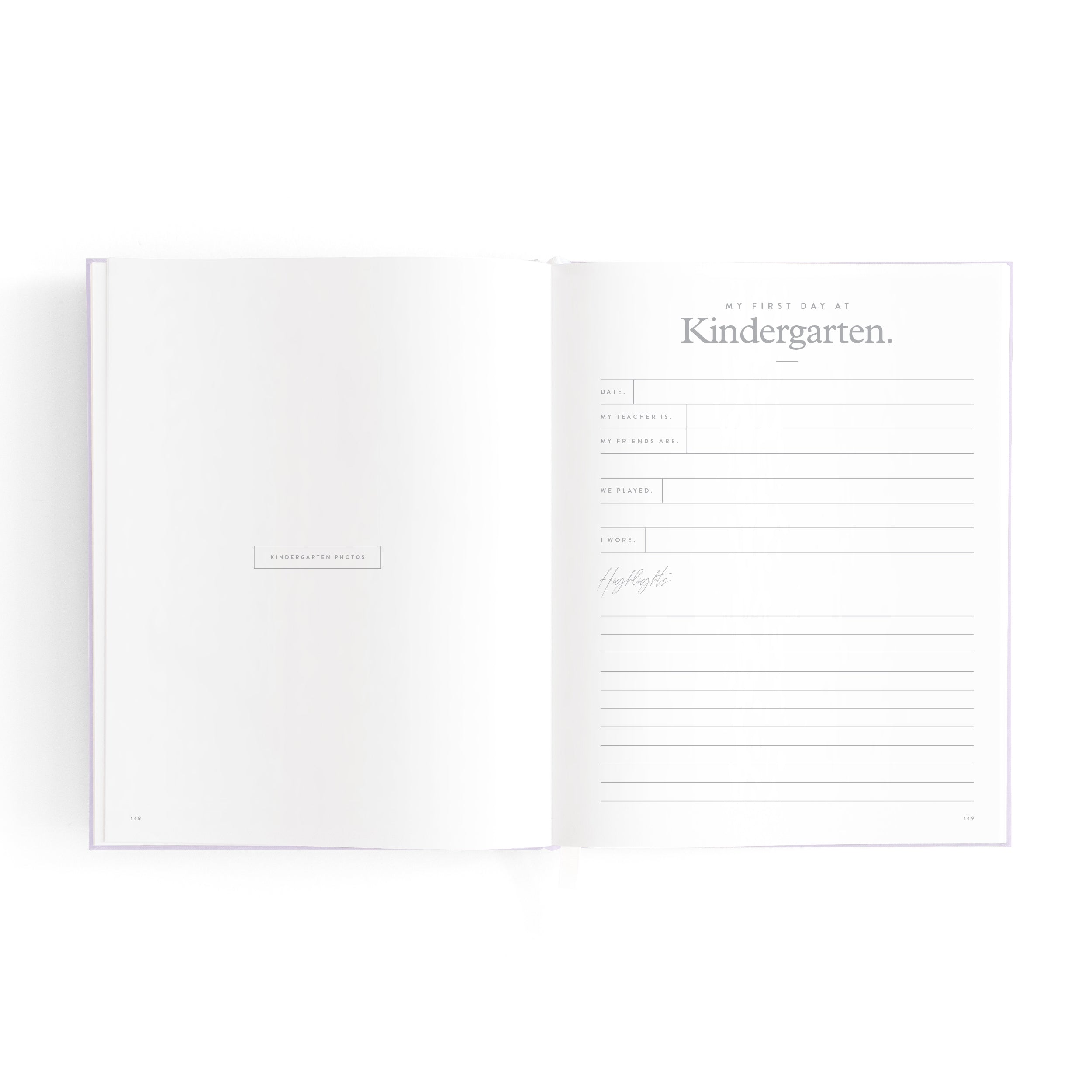 Fox & Fallow Mini Baby Book - Lilac
