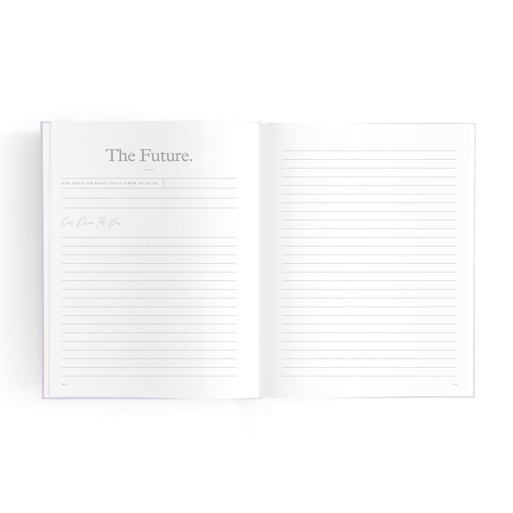 Fox & Fallow Mini Baby Book - Lilac