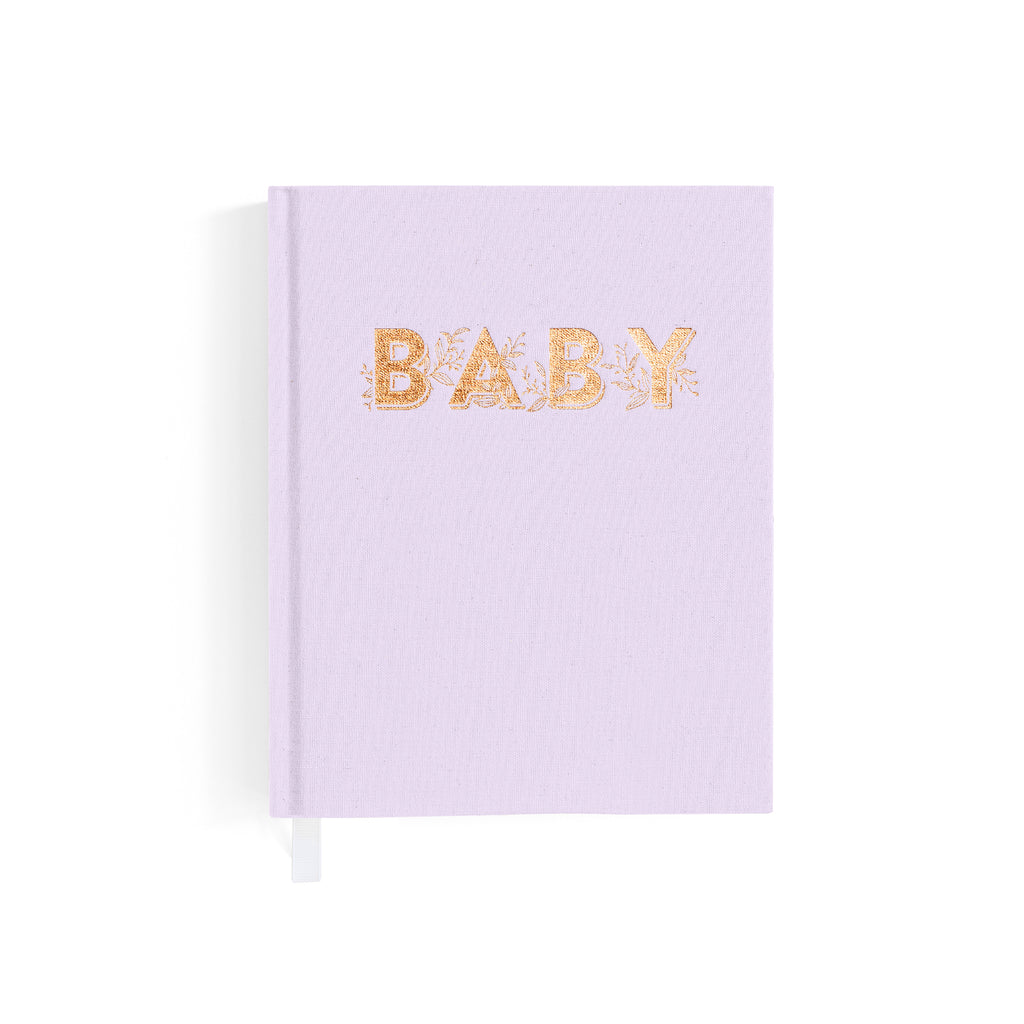 Fox & Fallow Mini Baby Book - Lilac (Boxed)