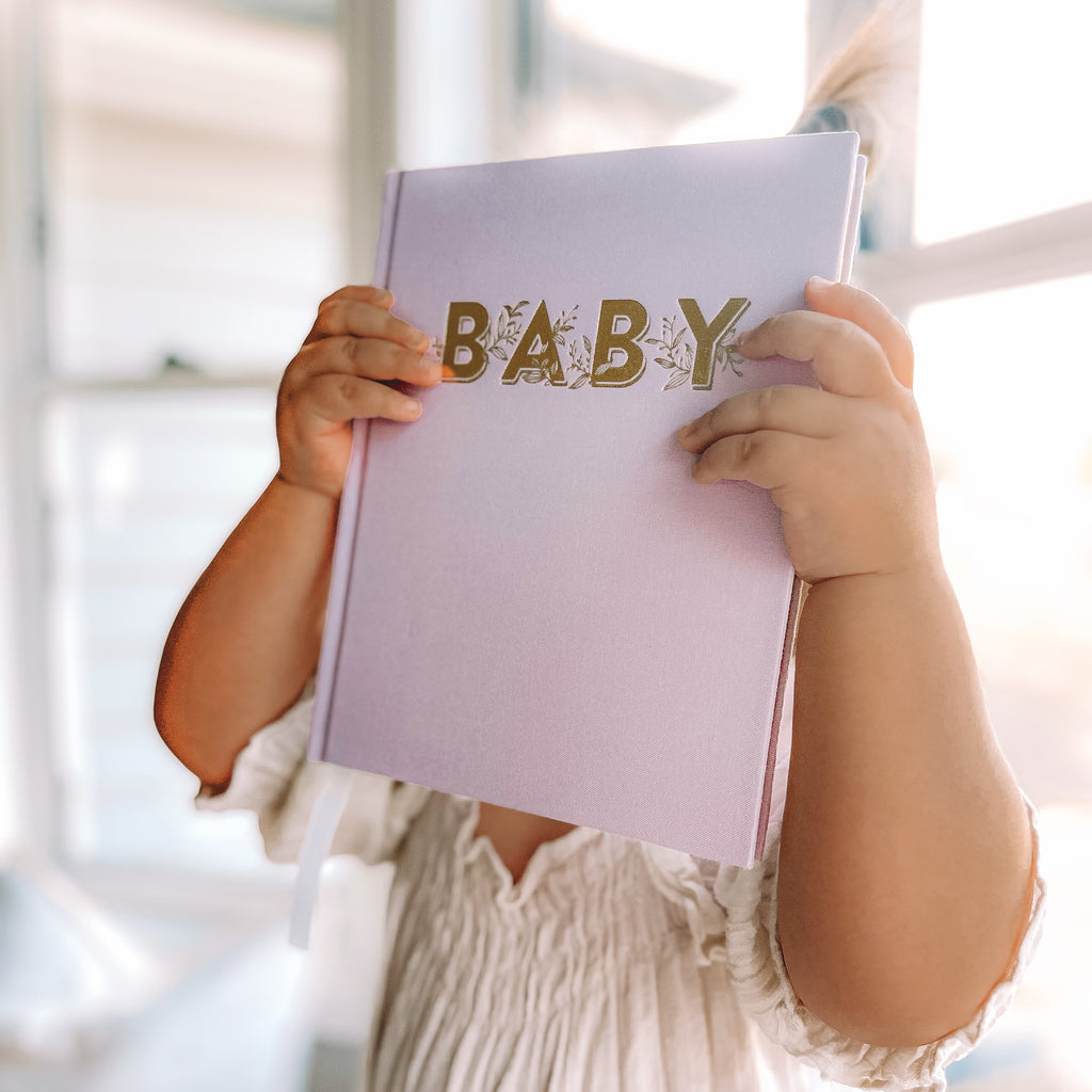 Fox & Fallow Mini Baby Book - Lilac