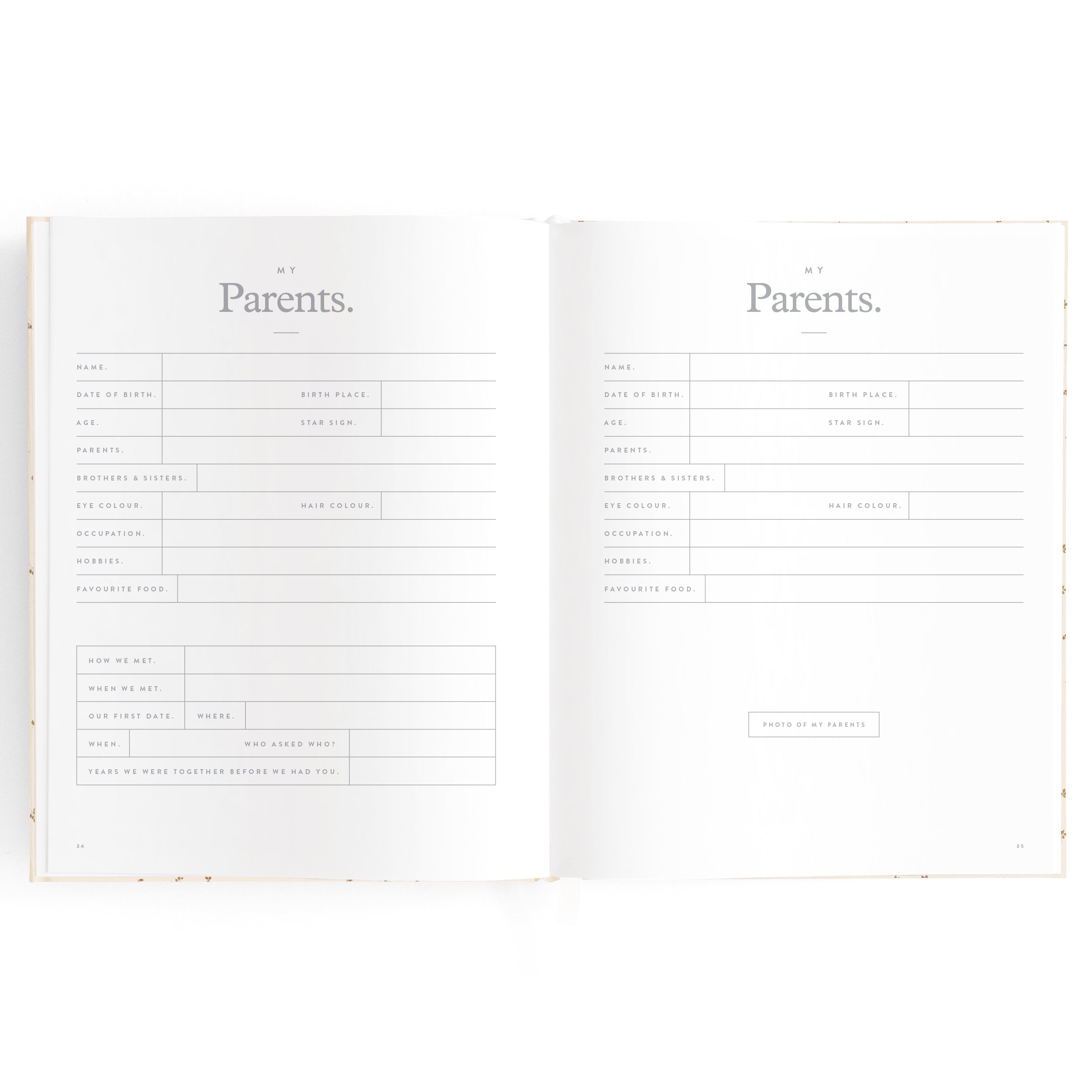 Fox & Fallow Baby Book - Broderie
