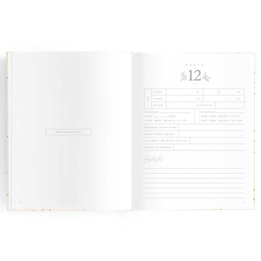 Fox & Fallow Baby Book - Broderie