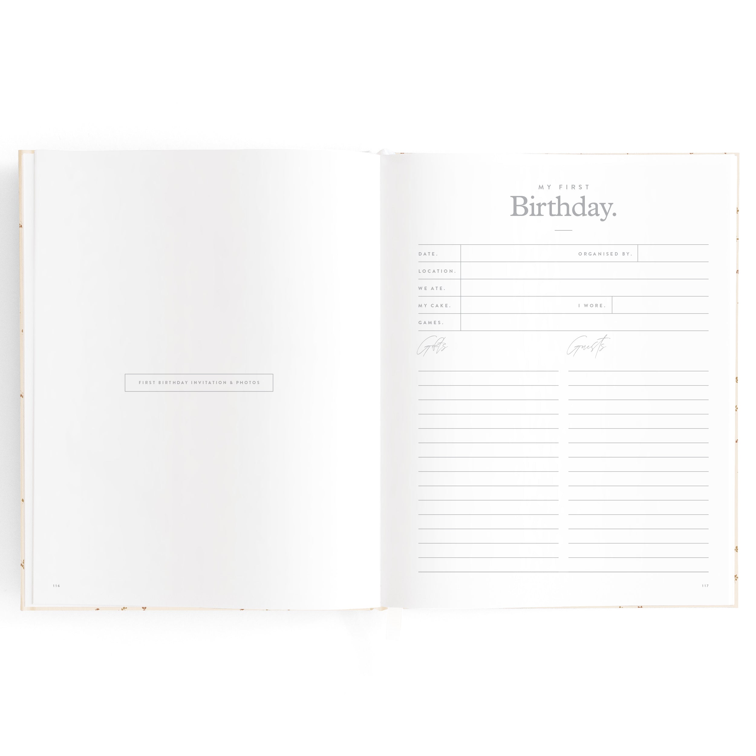 Fox & Fallow Baby Book - Broderie