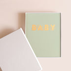 Baby Book - Pistachio (Boxed)