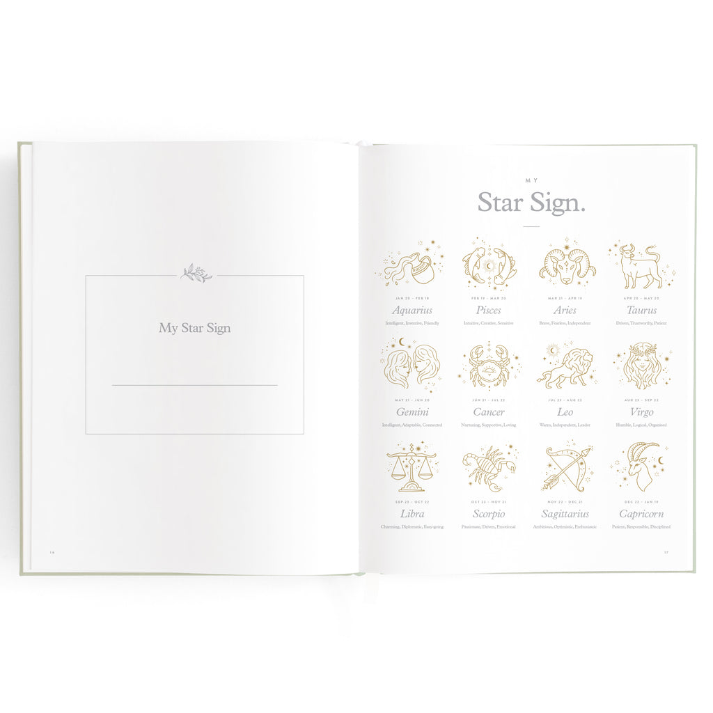 Fox & Fallow Baby Book - Pistachio