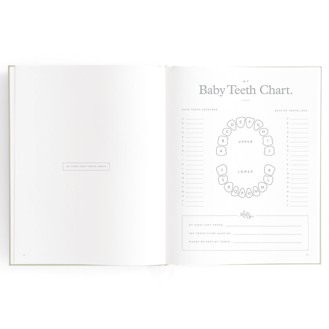 Fox & Fallow Baby Book - Pistachio