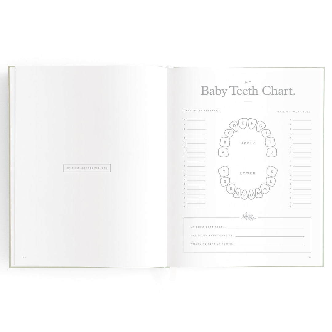 Fox & Fallow Baby Book - Pistachio (Boxed)