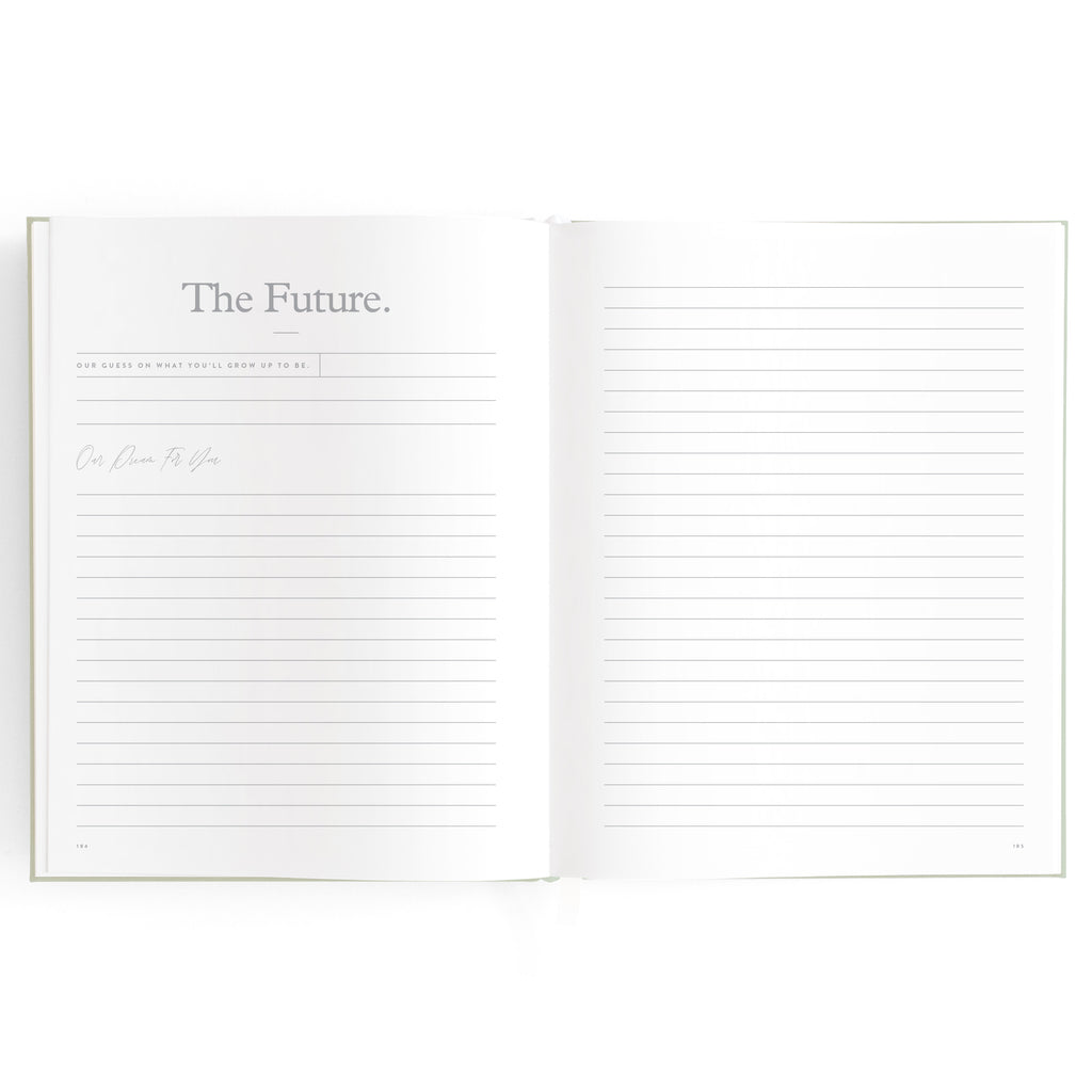 Fox & Fallow Baby Book - Pistachio