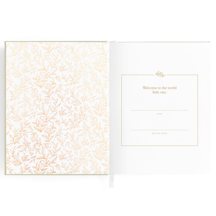 Fox & Fallow Baby Book - Pistachio (Boxed)