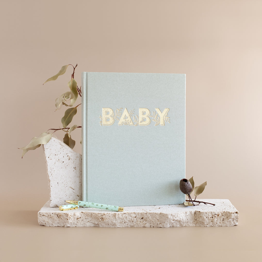 Fox & Fallow Baby Book - Pistachio (Boxed)