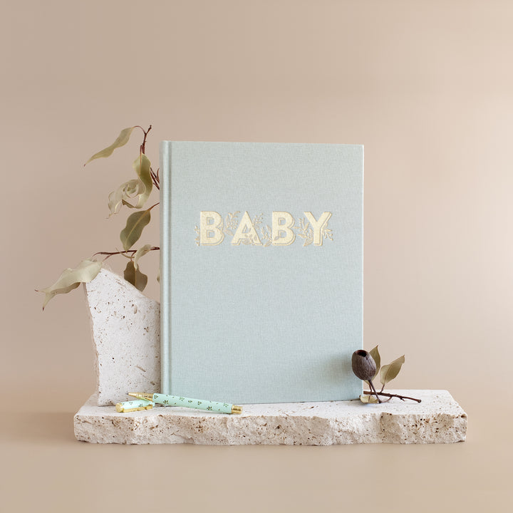 Fox & Fallow Baby Book - Pistachio (Boxed)