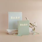 Baby Book - Pistachio (Boxed)
