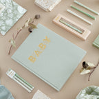 Baby Book - Pistachio (Boxed)