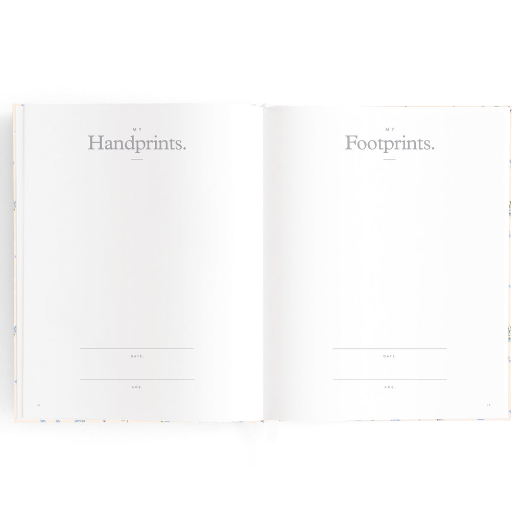 Fox & Fallow Baby Book - Forget Me Not