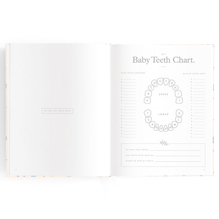 Fox & Fallow Baby Book - Forget Me Not