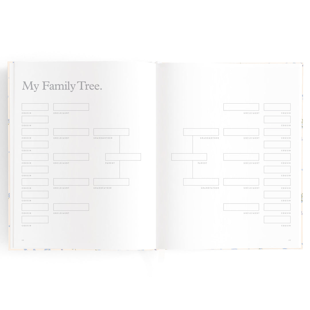 Fox & Fallow Baby Book - Forget Me Not