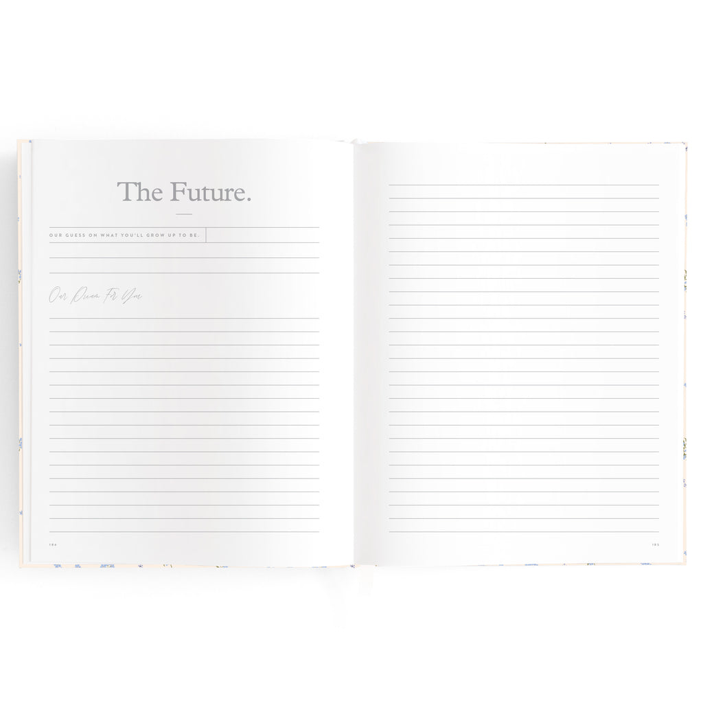 Fox & Fallow Baby Book - Forget Me Not