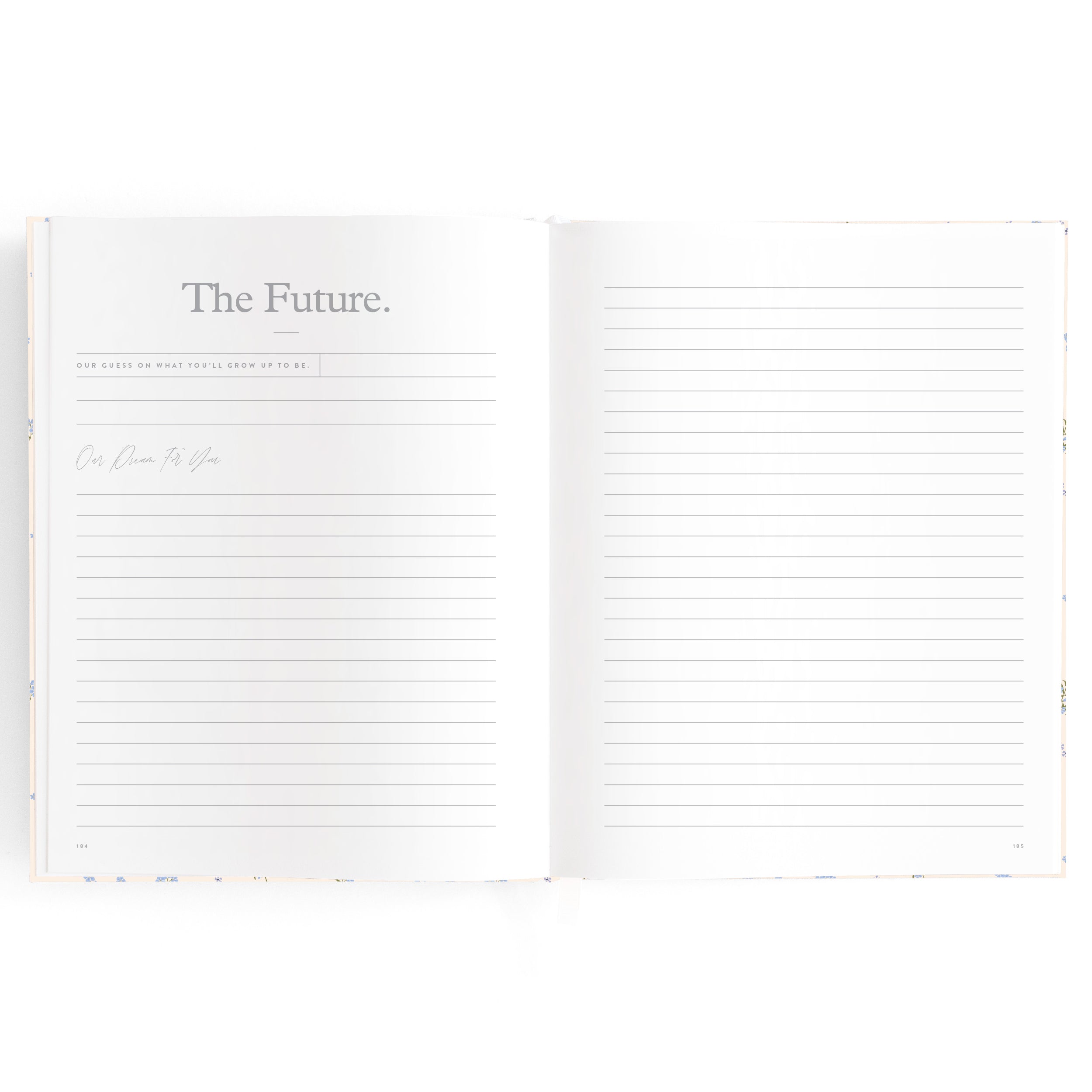 Fox & Fallow Baby Book - Forget Me Not
